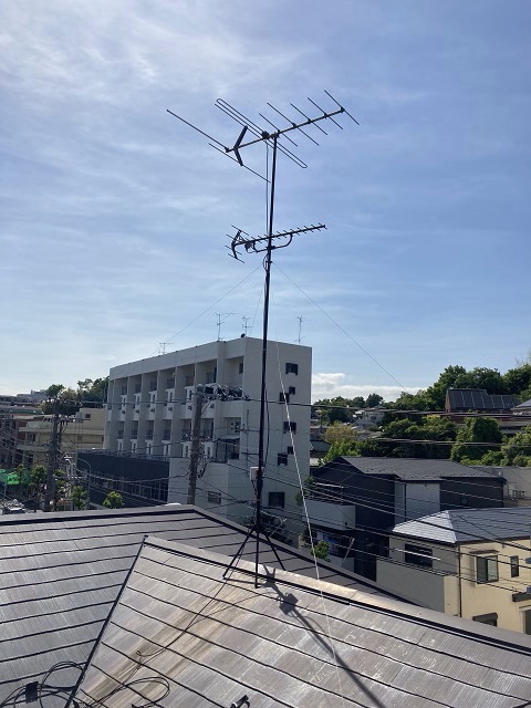 2021年5月6日UHFアンテナ工事ビフォー 2021年5月6日UHFアンテナ工事ビフォー