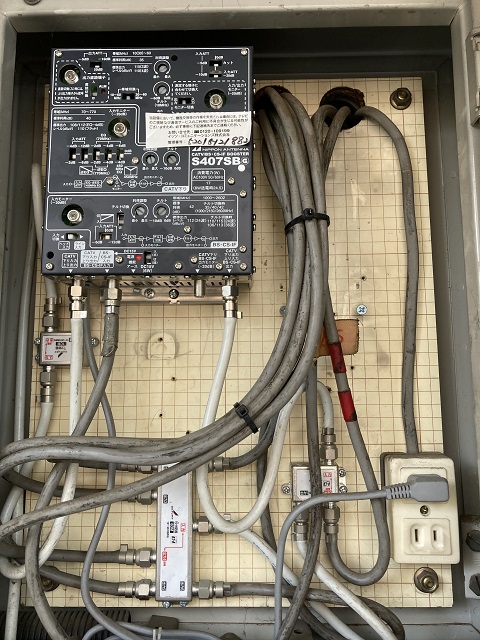 アンテナブースター周りアフター