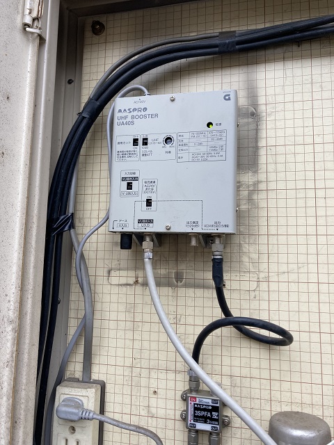 共同ブースター改修前