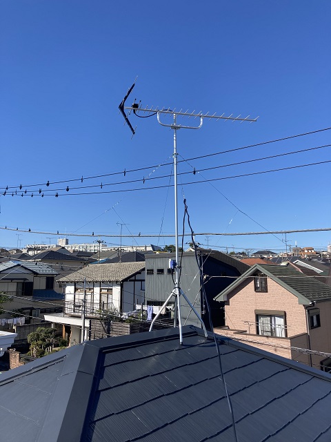 UHFアンテナ工事