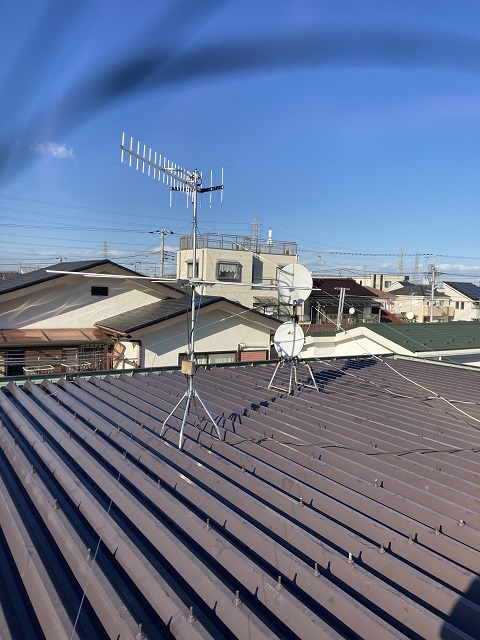 平塚市UHFFMアンテナ工事改修後