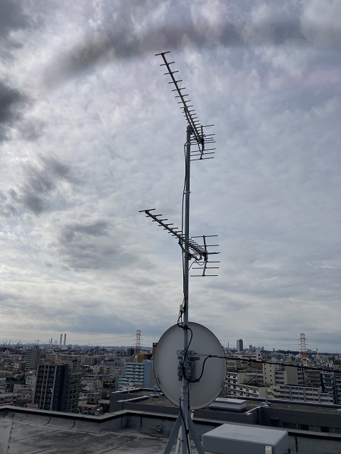 川崎区マンションアンテナアフター