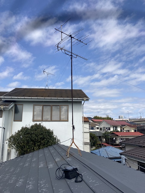 UVアンテナ撤去前