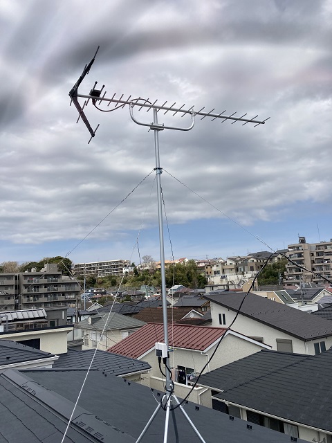 保土ヶ谷区上菅田町UBSアンテナ工事