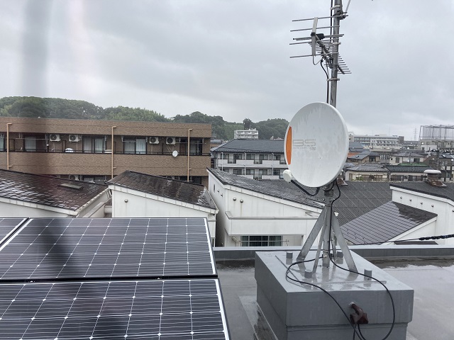 共聴用BSアンテナ交換前