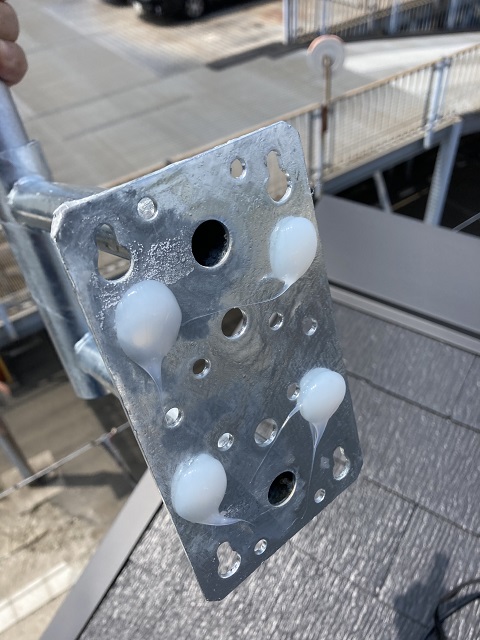 アンテナベースコーキング処理 アンテナベースコーキング処理